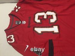 NIKE Tampa Bay Buccaneers Mike Evans #13 Red Game Jersey Mens Size Large P69