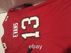 NIKE Tampa Bay Buccaneers Mike Evans #13 Red Game Jersey Mens Size Large P69