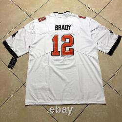 NIKE Tom Brady #12 Tampa Bay Buccaneers Super Bowl Champions Sewn NFL Jersey 2XL