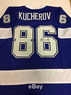 NIKITA KUCHEROV Signed Tampa Bay Lightning Autographed NEW Hockey Jersey COA