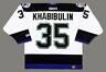 Nikolai Khabibulin Tampa Bay Lightning 2004 Ccm Throwback Away Nhl Hockey Jersey