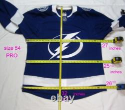 NO TARIFFS size 54 Tampa Bay Lightning Fanatics Authentic PRO NHL Jersey FAP
