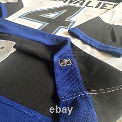 NO TARRIFS! Authentic Tampa Bay Lightning 01/02 Vincent Lecavalier Pro Jersey 48