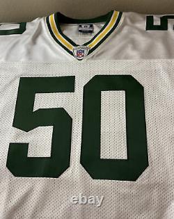 NWOT 100% Authentic Reebok Sewn AJ Hawk Green Bay Packers Jersey Men's Size 52