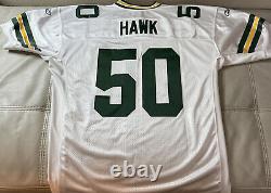 NWOT 100% Authentic Reebok Sewn AJ Hawk Green Bay Packers Jersey Men's Size 52