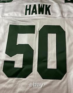 NWOT 100% Authentic Reebok Sewn AJ Hawk Green Bay Packers Jersey Men's Size 52