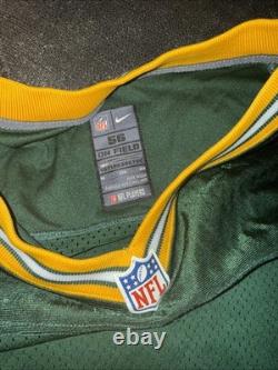 NWOT Green Bay Packers Blank Authentic Size 56 NFL Nike Vapor Elite Jersey $325