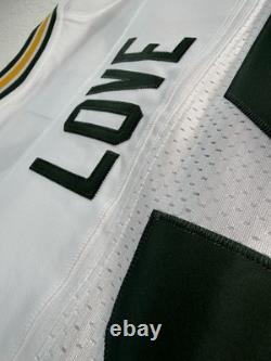 NWOT Nike Vapor Limited Stitched Green Bay Packers Jordan Love White Jersey XL