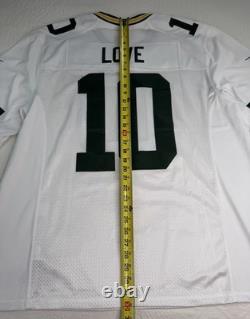 NWOT Nike Vapor Limited Stitched Green Bay Packers Jordan Love White Jersey XL