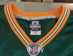 NWOT Vintage AUTHENTIC Reebok Green Bay Packer Brett Favre Jersey 52 XL Sewn