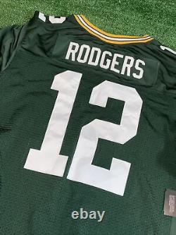 NWT $325 NIKE On Field NFL Aaron Rodgers Green Bay Packers Jersey #12 Size 56