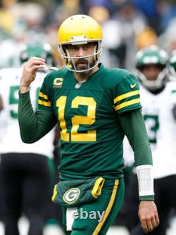 NWT $325 Nike Vapor Elite Aaron Rodgers Throwback Green Bay Packers Jersey 44 L