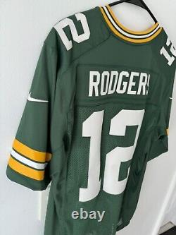 NWT Aaron Rodgers (12) Green Bay Packers Nike NFL Speed Machine Limited Jersey