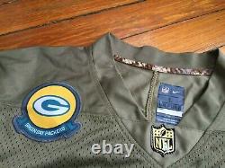NWT Aaron Rodgers Salute to Service Green Bay Packers Jersey Nike Men Large