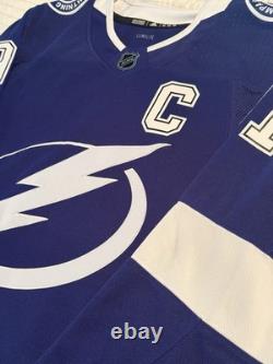 NWT Authentic ADIDAS Steven Stamkos Tampa Bay Lighting C Jersey Size 54