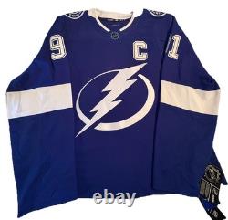 NWT Authentic ADIDAS Steven Stamkos Tampa Bay Lighting C Jersey Size 54