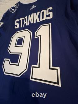 NWT Authentic ADIDAS Steven Stamkos Tampa Bay Lighting C Jersey Size 54