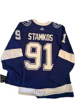 NWT Authentic ADIDAS Steven Stamkos Tampa Bay Lighting C Jersey Size 54