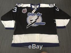 NWT Authentic CCM Manon Rheaume Tampa Bay Lightning Autographed NHL Jersey SZ 52