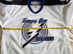 NWT Authentic CCM air knit Tampa Bay Lighting NHL hockey jersey size 48 MiC