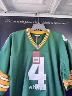 NWT Authentic Mitchell Ness Green Bay Packers #4 Brett Favre 1996 NFL Jersey NEW