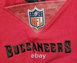 NWT Brady #12 Mens NFL Tampa Bay Buccaneers Nike Red Vapor Elite Jersey Size 44
