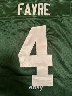 NWT Brett Favre On Field Jersey Green Bay Packers Size 52 XL Stitched Reebok
