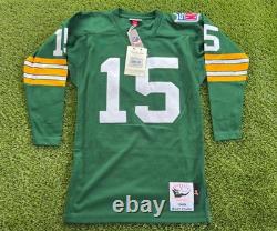 NWT Green Bay Packers Bart Starr #15 Authentic Retro 1969 NFL Football Jersey