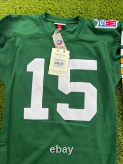 NWT Green Bay Packers Bart Starr #15 Authentic Retro 1969 NFL Football Jersey