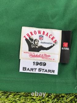 NWT Green Bay Packers Bart Starr #15 Authentic Retro 1969 NFL Football Jersey