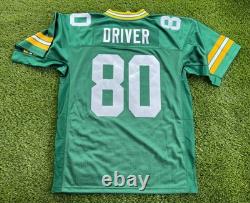 NWT Green Bay Packers Donald Driver #80 Authentic Retro NFL Football Jersey XL