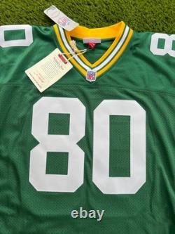 NWT Green Bay Packers Donald Driver #80 Authentic Retro NFL Football Jersey XL