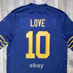 NWT Green Bay Packers Jordan Love Nike Navy 1923 Classic Game Jersey Men M $130