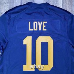 NWT Green Bay Packers Jordan Love Nike Navy 1923 Classic Game Jersey Men M $130