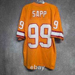 NWT Mitchell & Ness Tampa Bay Bucs Warren Sapp 99 Creamcicle Jersey 44 L $160