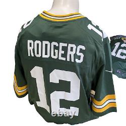 NWT Nike Aaron Rodgers Men's Green Bay Packers Jersey, Size M Green