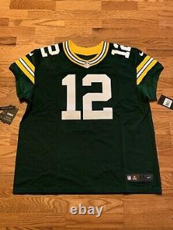 NWT Nike Elite NFL Aaron Rodgers Green Bay Packers Jersey 913569-323 Retail $325