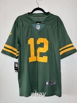 NWT Nike NFL Green Bay Packers 50s Throwback Aaron Rodgers Jersey GREEN Medium