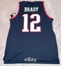 NWT Nike NFL Tom Brady New England Patriots Basketball NBA Jersey L Tampa Bay