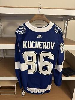 NWT Nikita Kucherov Tampa Bay Primegreen Jersey Size 54 (XL) Adidas Authentic