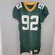 Nwt Ripon Nfl Green Bay Packers Reggie White 92 Pro Cut Authentic Game Jersey 44