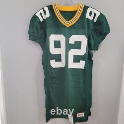 NWT Ripon NFL Green Bay Packers Reggie White 92 Pro Cut Authentic Game Jersey 44