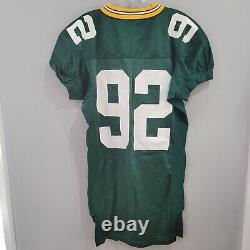 NWT Ripon NFL Green Bay Packers Reggie White 92 Pro Cut Authentic Game Jersey 44