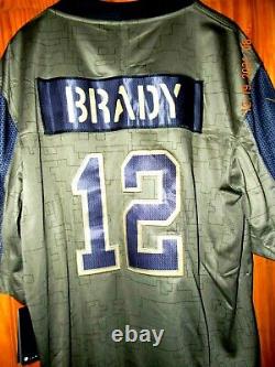 NWT TAMPA BAY BUCS TOM BRADY GREEN 2021 SALUTE OF SERVICE Jersey, SIZE XL