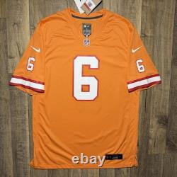 NWT Tampa Bay Buccaneers Baker Mayfield Nike Throwback Game Jersey Men's L $150