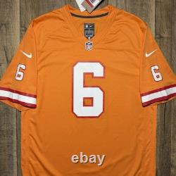 NWT Tampa Bay Buccaneers Baker Mayfield Nike Throwback Game Jersey Men's L $150