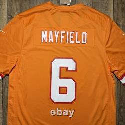 NWT Tampa Bay Buccaneers Baker Mayfield Nike Throwback Game Jersey Men's L $150