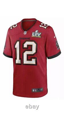 NWT Tampa Bay Buccaneers? Tom Brady # 12 Nike Super Bowl? LIV Game Day Jersey M