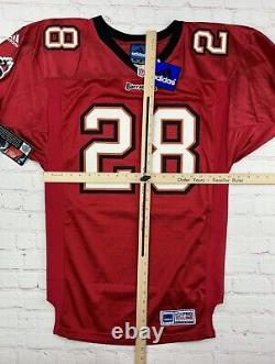 NWT Tampa Bay Buccaneers Warrick Dunn NFL Football Jersey Adidas Authentic Sz 44