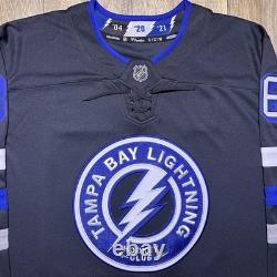 NWT Tampa Bay Lightning Nikita Kucherov Fanatics Alternate Jersey Mens XL $175